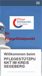 Mobile Screenshot of pflegestuetzpunkt-se.de